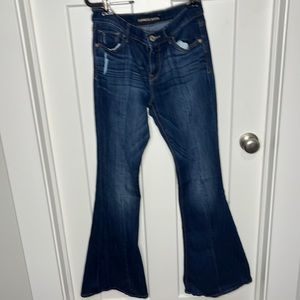 Express bell flare jeans size 6